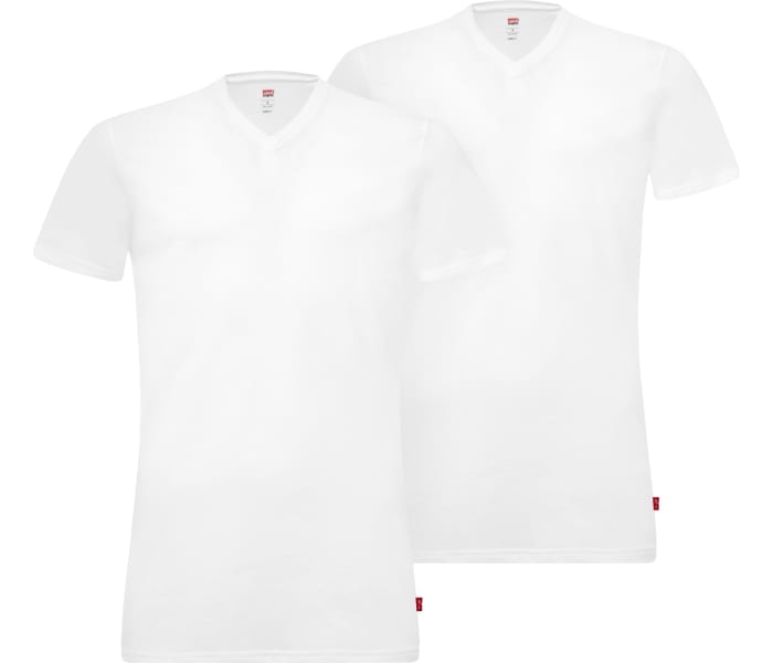 Triko Levi´s® V-Neck 2pack pánské bílé