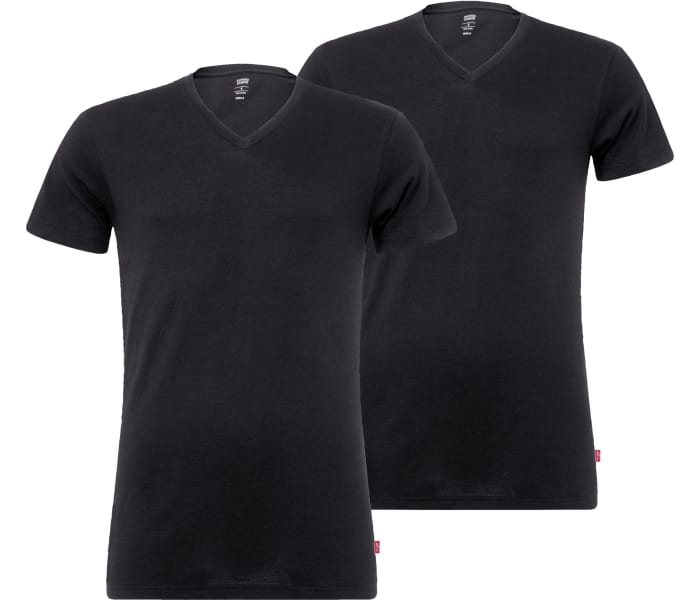 Triko Levi´s® V-Neck 2pack pánské černé