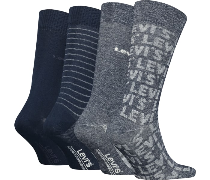 Ponožky Levi´s® Reg Cut Denim pánske modré