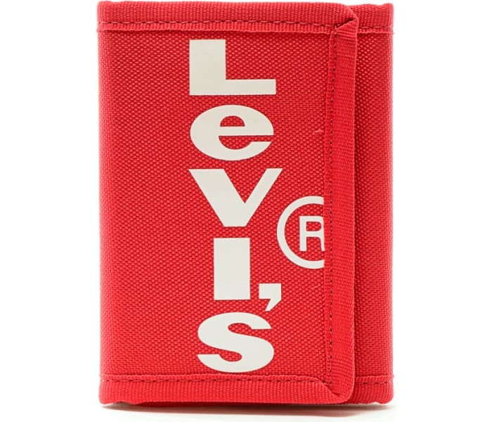 Peňaženka Levi's® Oversized Tab Trifold červená