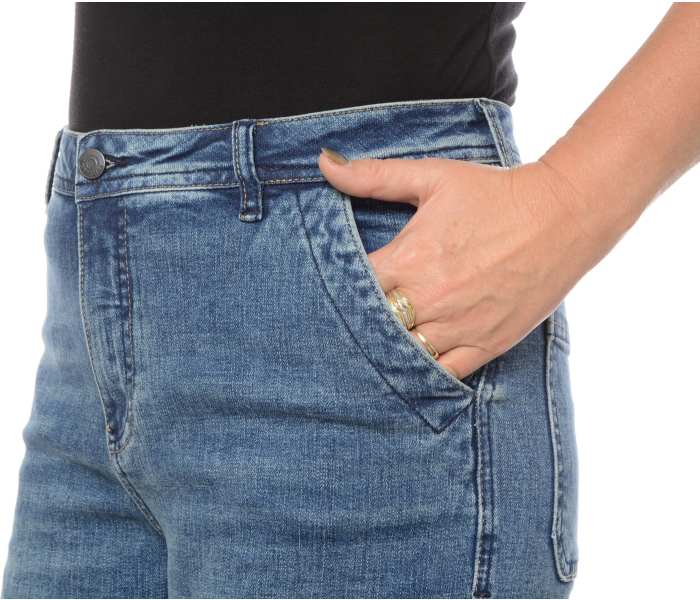 Jeans Geisha dámske modré