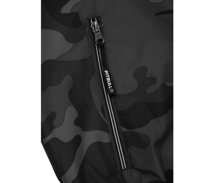 Bunda PitBull West Coast Athletic Logo pánská All Black Camo