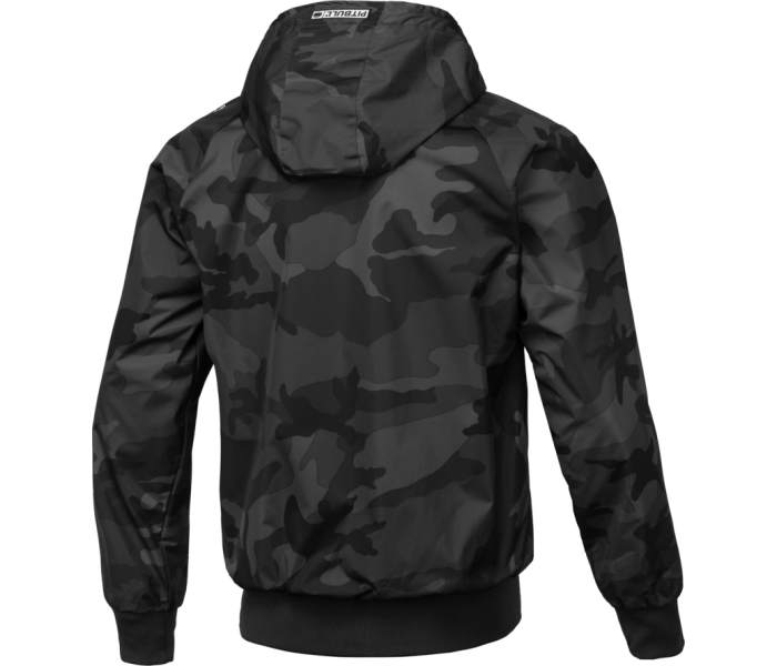 Bunda PitBull West Coast Athletic Logo pánská All Black Camo