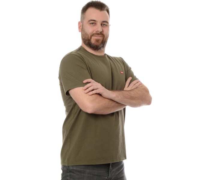 Triko Levi´s® Original Hm Tee Olive Night pánské olivové