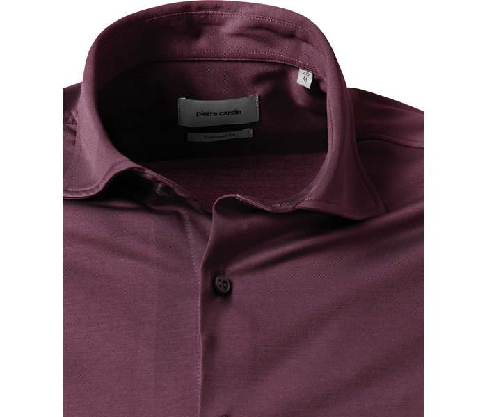 Košile Pierre Cardin Shark pánská vínová