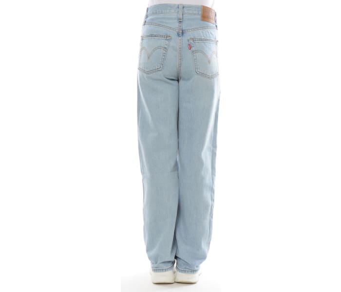 Levi´s® jeans Ribcage Straight Ankle Middle Road dámské světle modré