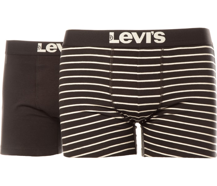 Pánské boxerky Levi´s® Vintage Stripe černé