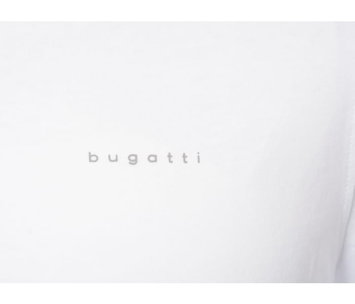 Triko Bugatti pánské bílé