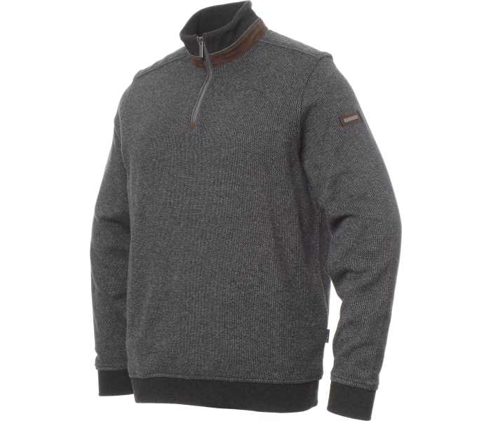 Mikina Bugatti pánska tmavo šedá