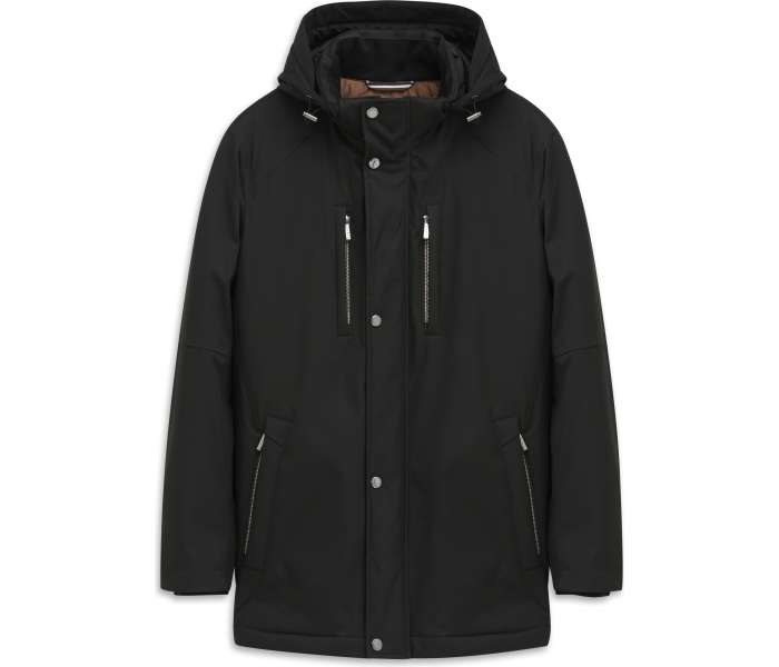 Kabát Bugatti pánský černý