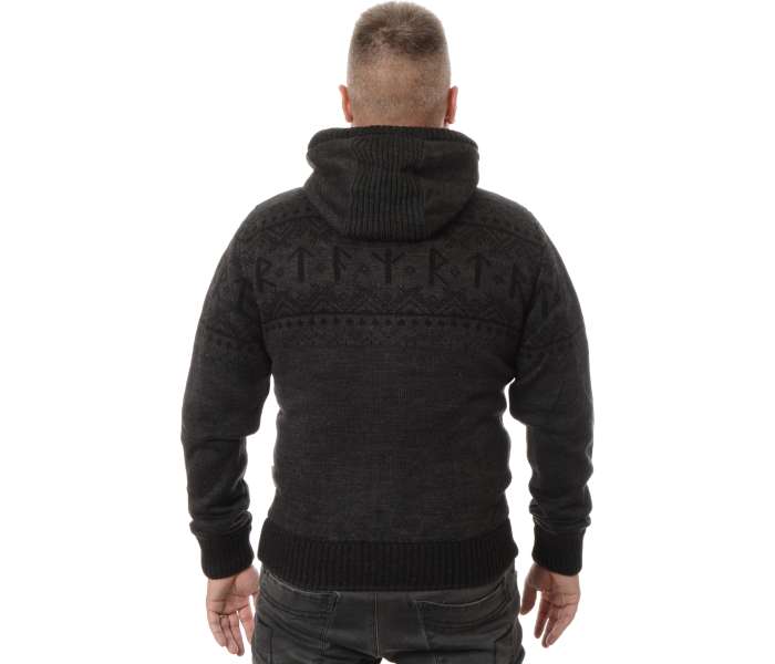 Sveter Thor Steinar Runa pánsky tmavo šedý
