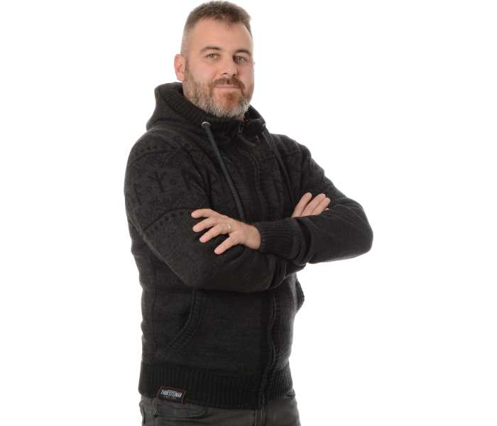 Sveter Thor Steinar Runa pánsky tmavo šedý