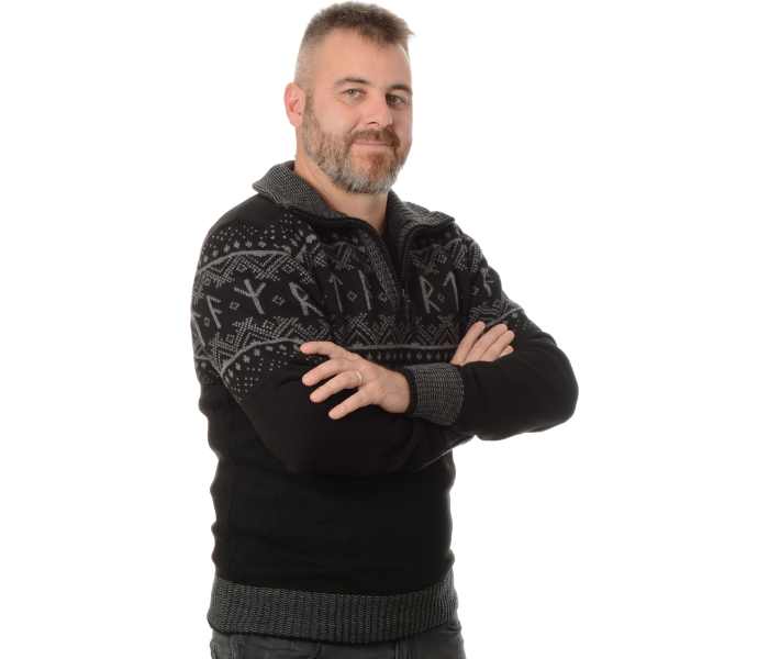 Sveter Thor Steinar Runa pánsky čierny