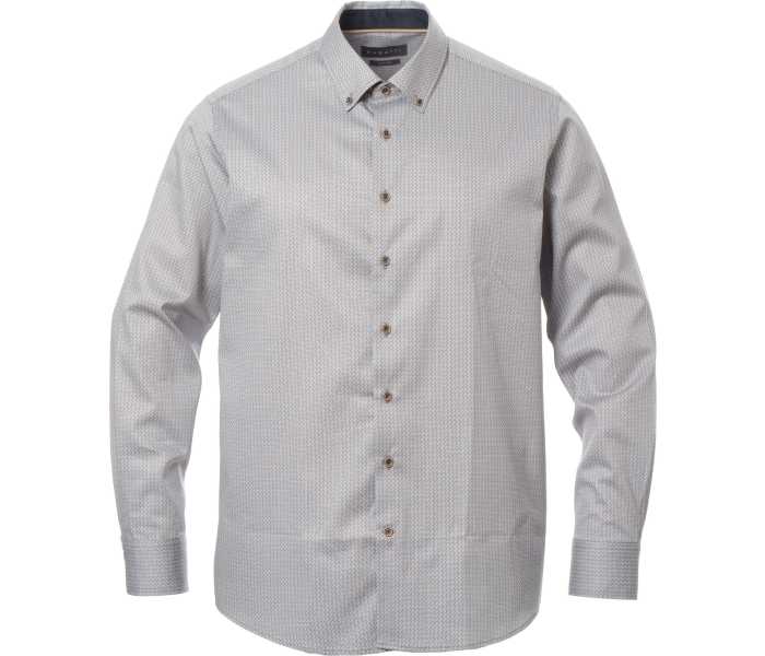 Košile Bugatti pánská béžovo-modrá