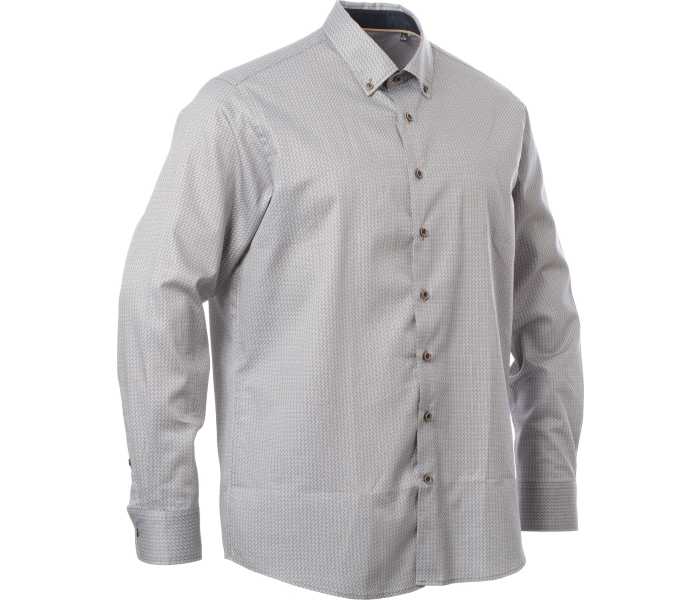 Košile Bugatti pánská béžovo-modrá