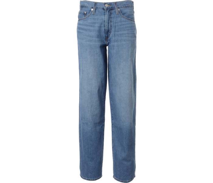 Levi´s® jeans Baggy Dad Heavy Check dámské modré