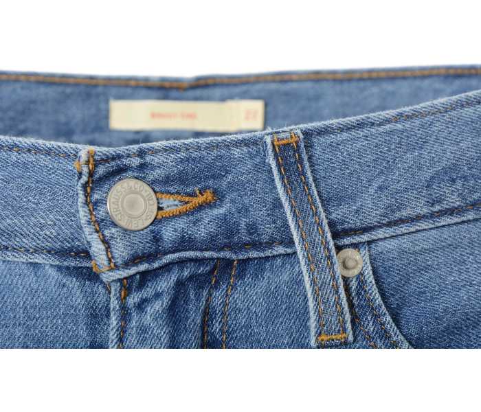 Levi´s® jeans Baggy Dad Heavy Check dámské modré