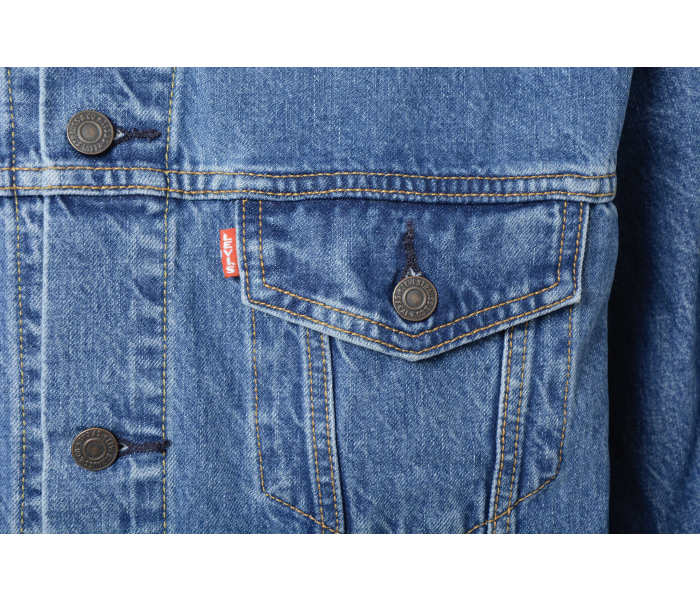 Džínsová bunda Levi´s® Relaxed Fit Trucker pánska modrá