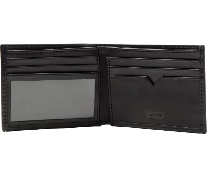 Kožená peněženka Levi´s® Batwing Bifold černá