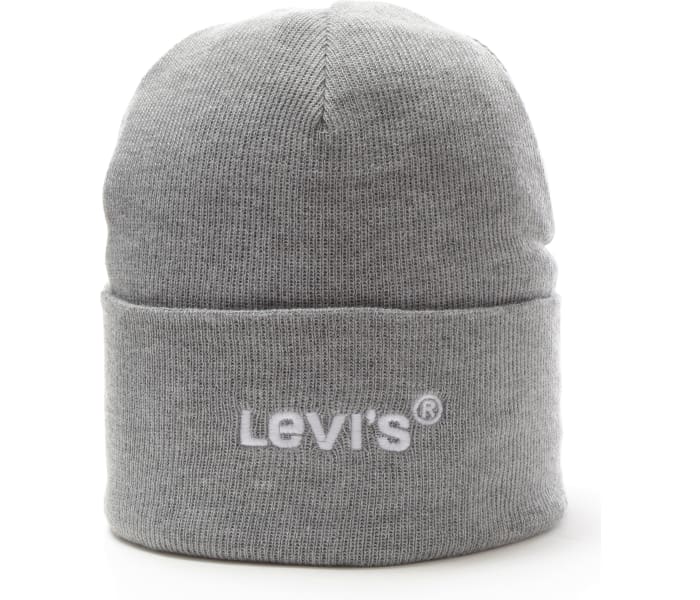 Kulich Levi's® Wordmark Beanie sivý