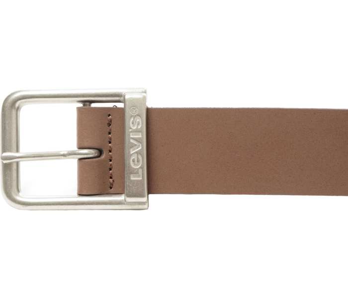Kožený opasek Levi´s® Alderpoint Metal hnědý
