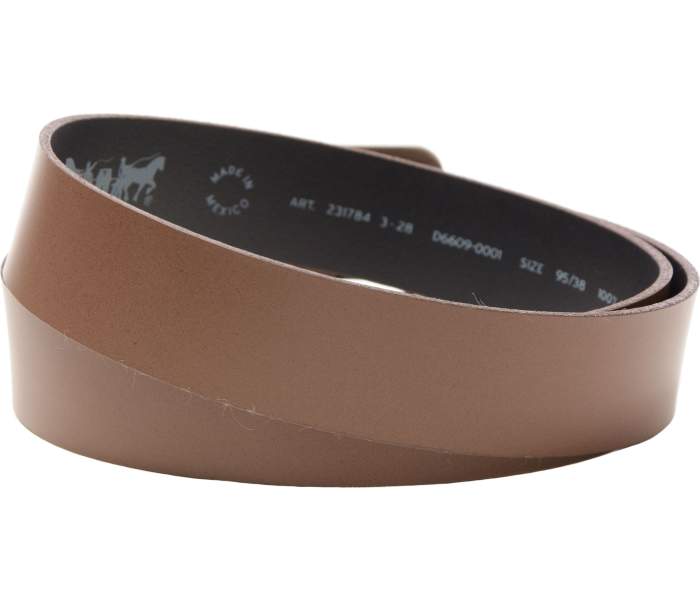Kožený opasek Levi´s® Alderpoint Metal hnědý