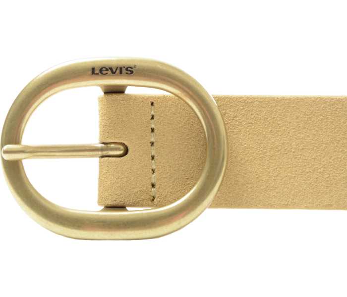 Kožený opasok Levi´s® dámsky béžový