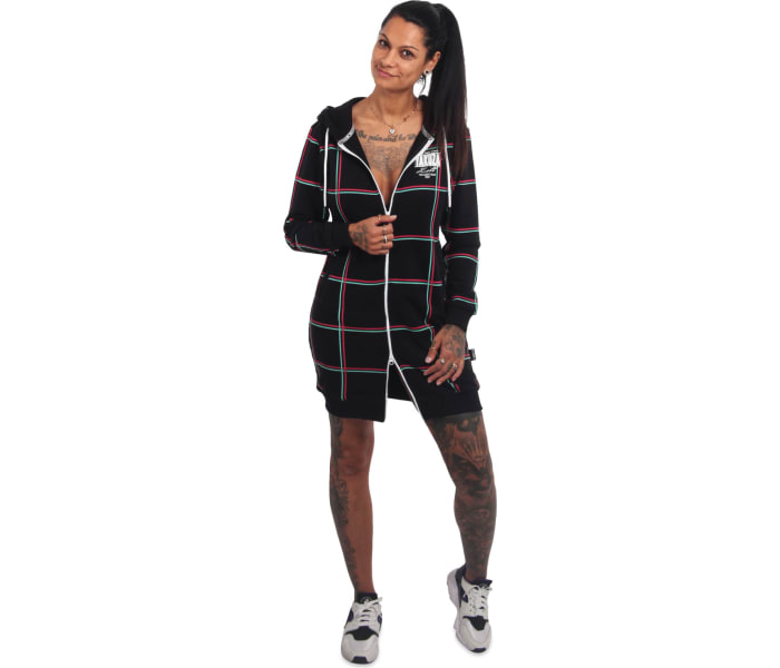 Mikina Yakuza Checkered Long Zip