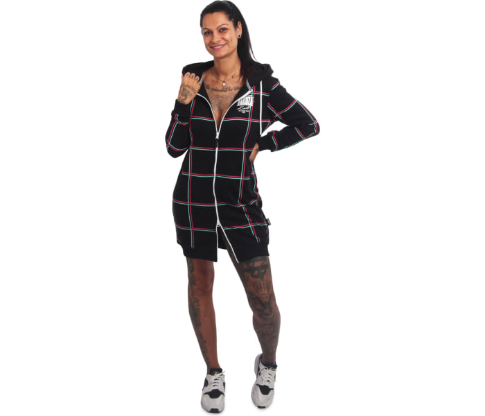 Mikina Yakuza Checkered Long Zip