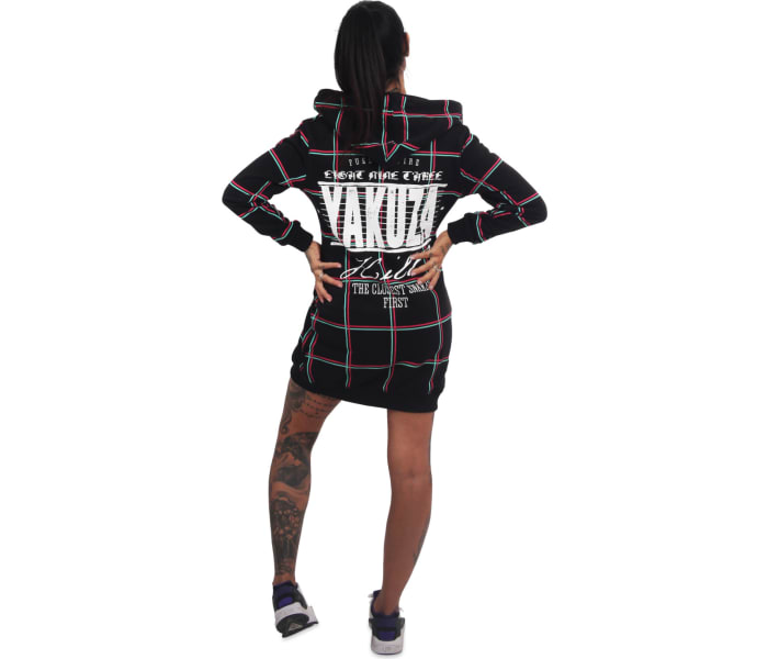 Mikina Yakuza Checkered Long Zip