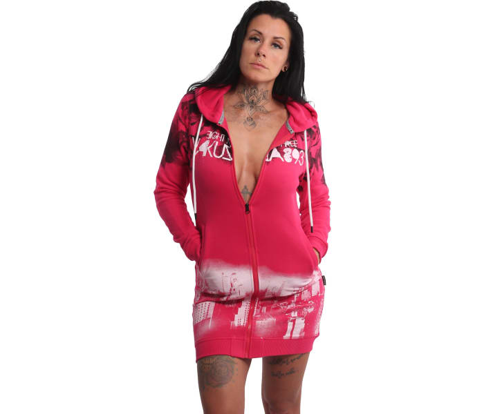 Mikina Yakuza Rose City Long Zip