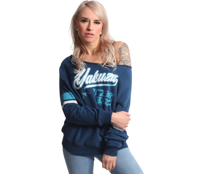 Mikina Yakuza 893 College Wide Crew Neck