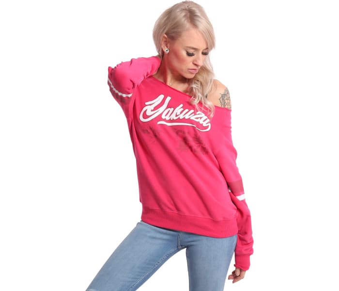 Mikina Yakuza 893 College Wide Crew Neck