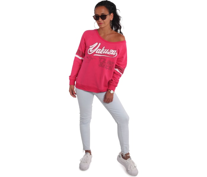 Mikina Yakuza 893 College Wide Crew Neck