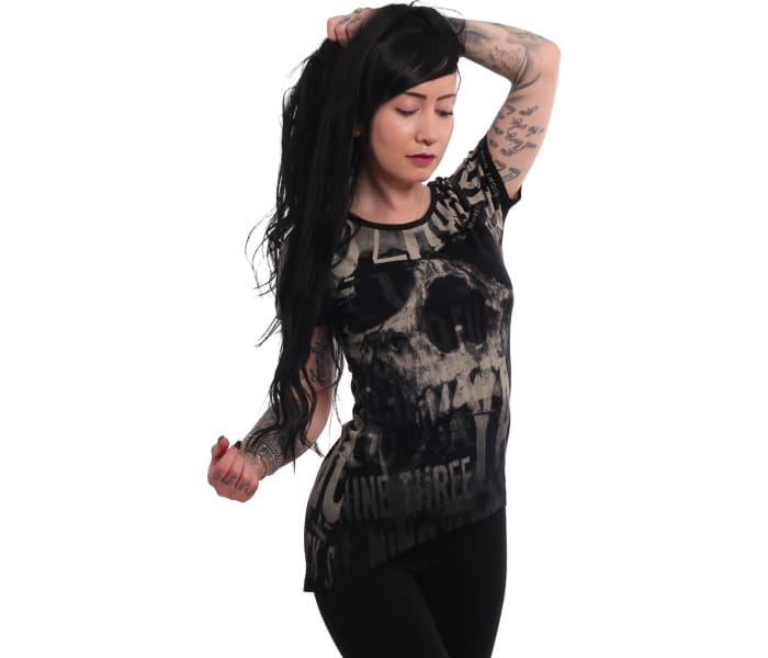 Tričko Yakuza Dark Skull Long Tail