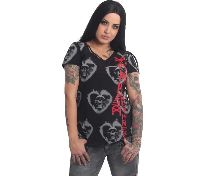 Tričko Yakuza Skullagram V Neck