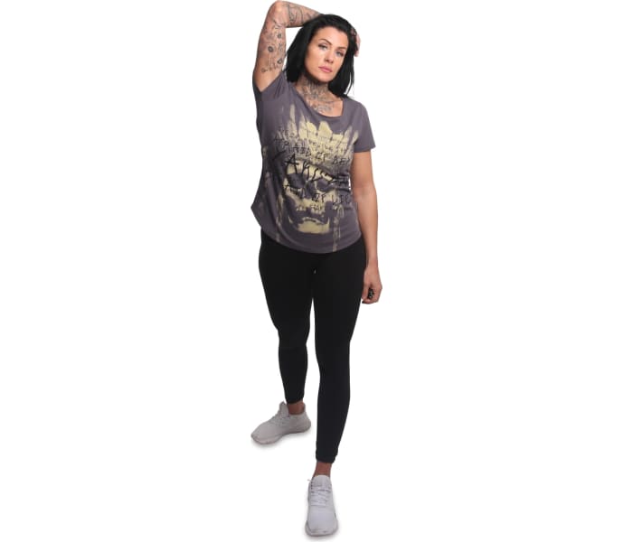 Tričko Yakuza Afraid Curved Crew Neck