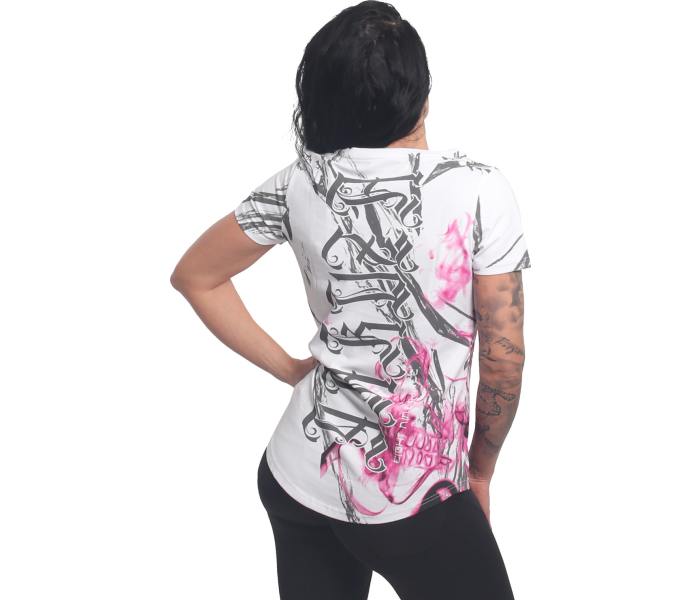 Tričko Yakuza Dark Skull Curved V Neck