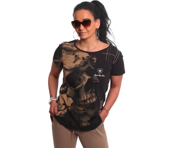 Tričko Yakuza Death Rose Curved Crew Neck