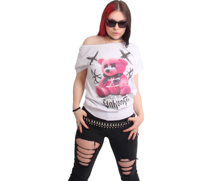 Tričko Yakuza Plushie Wide Neck