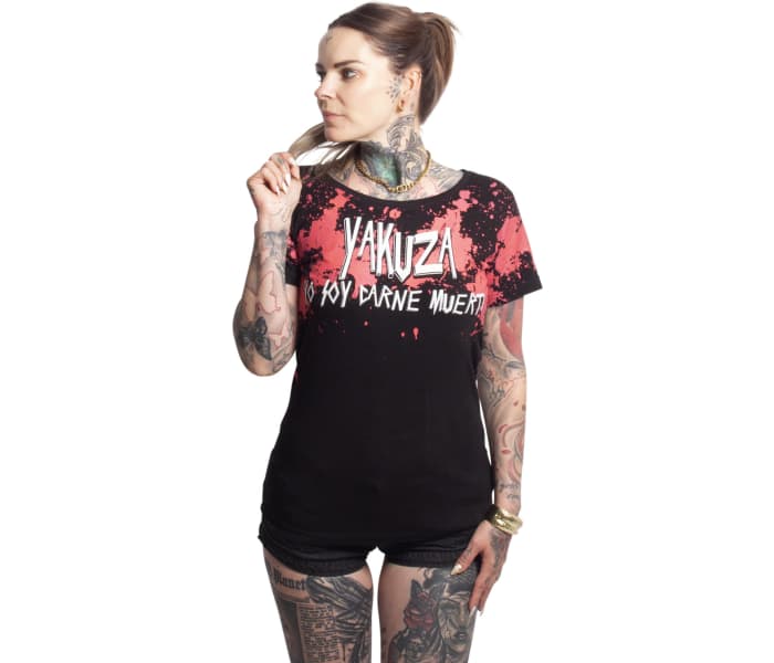 Tričko Yakuza Carne Curved Crew Neck