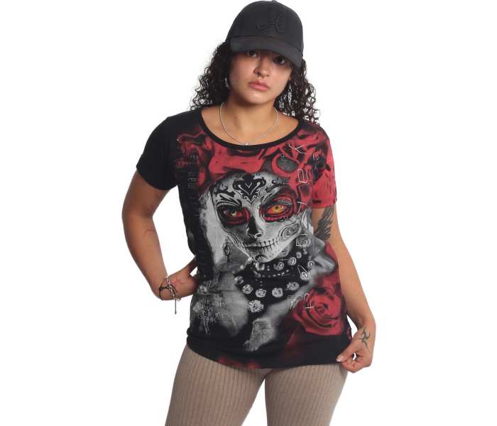 Tričko Yakuza Alone Curved Crew Neck