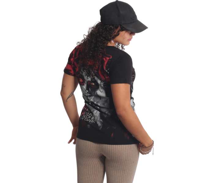 Tričko Yakuza Alone Curved Crew Neck