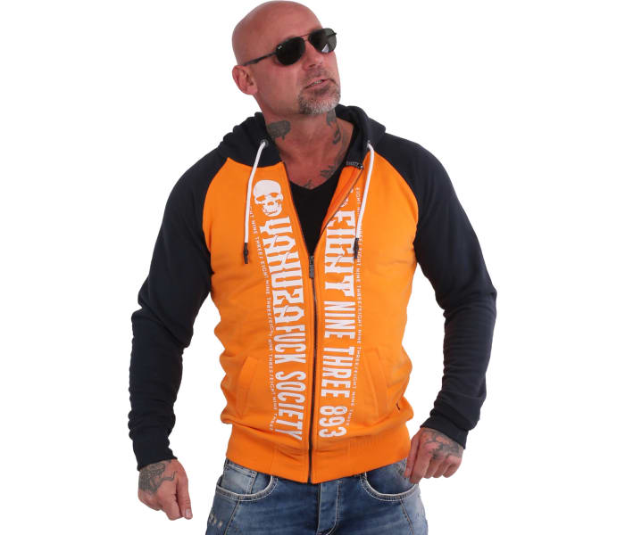 Mikina Yakuza Fck Society Two Face Zip
