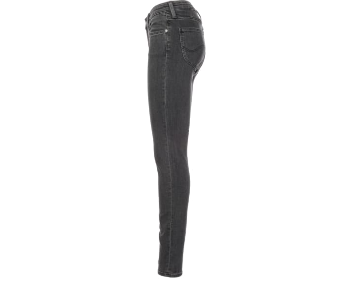 Lee jeans Elly Black Mid Stone dámské tmavě šedé