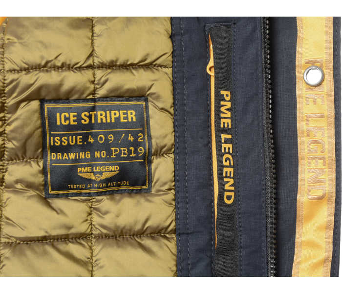 Bunda PME Legend Ice Striper pánská tmavě modrá
