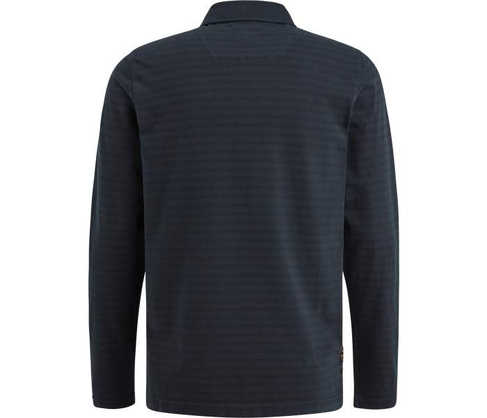 Polo tričko PME Legend Subtle Strips pánske tmavo modré