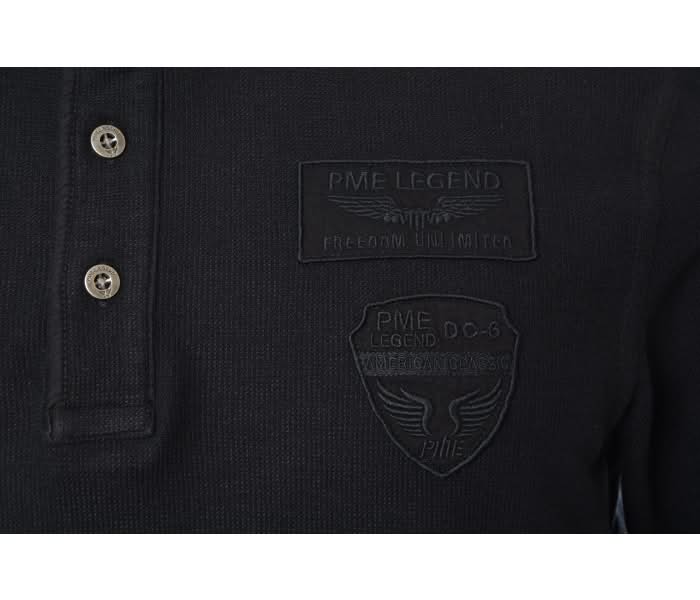 Polo tričko PME Legend pánske čierne