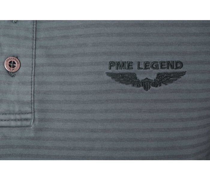 Polo triko PME Legend pánské tmavě šedé
