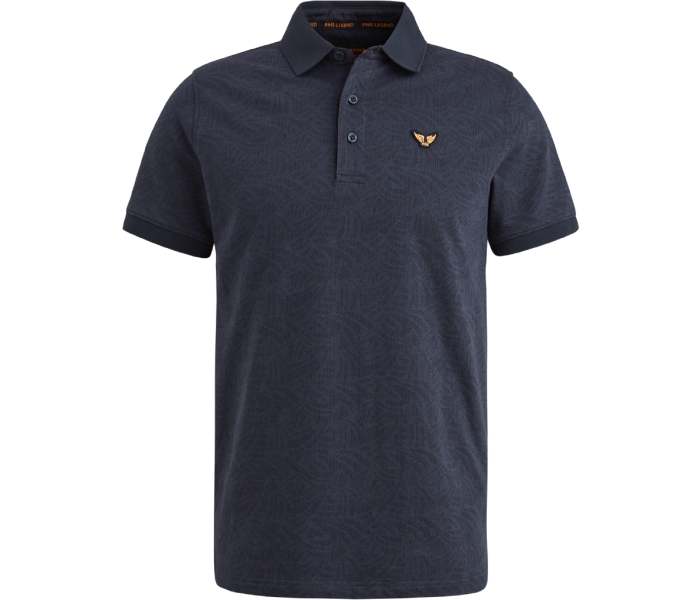 Polo tričko PME Legend Jacquard pánske tmavo modré